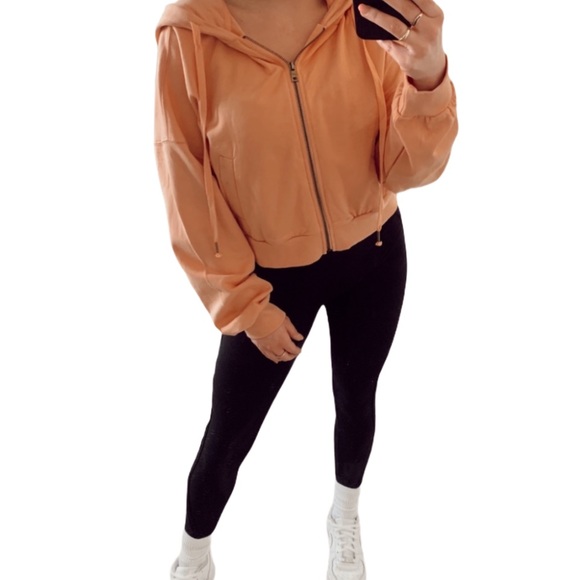 Young Fabulous & Broke Tops - NWT Young Fabulous and Broke coral/orange hoodie M